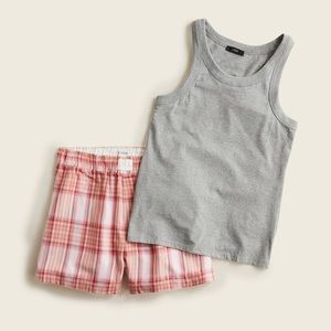 J.Crew Flannel Boxer Pajamas Set NWOT